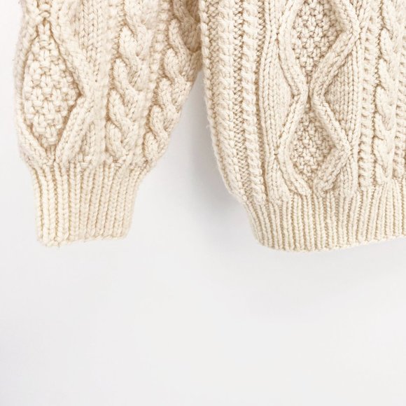 Cable Knit Chunky Button Front Cardigan - Picture 4 of 7